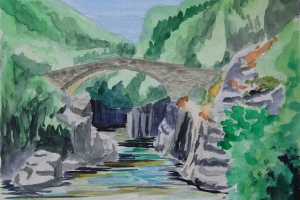Ardèche Aquarelle